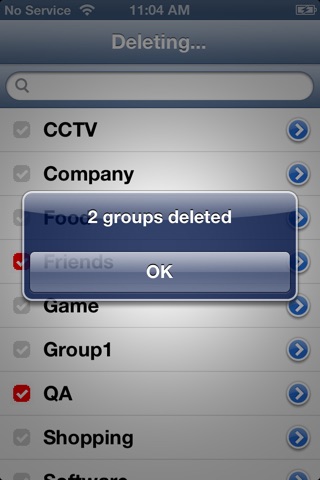 DeleteGroups screenshot 4