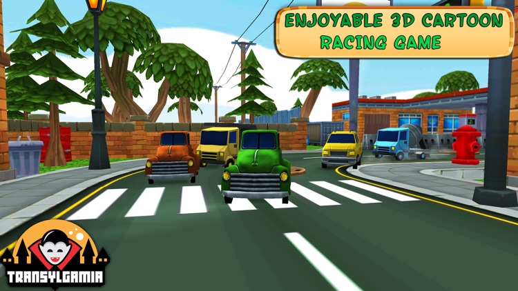 Cartoon Race 3D Car Driver screenshot-3