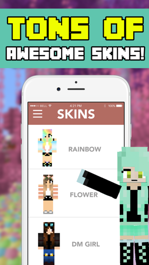 HD Girl Skins For Minecraft Pocket Edition(圖2)-速報App