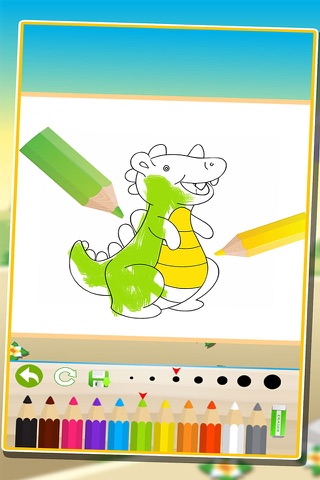 Baby Dinosaur Coloring Book Free Printable Coloring Pages Quiet Game For Kids screenshot 2