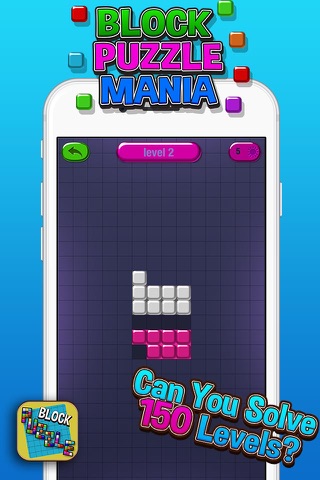 Block Puzzle Mania – Test Your Brain and Fit Colorful Tangram Shapes In a Grid screenshot 3