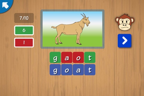 Spelling with Chimpy English - Reading and writing words screenshot 3