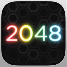 Activities of GeoMatch - 2048 experience with glowing neon particle explosions