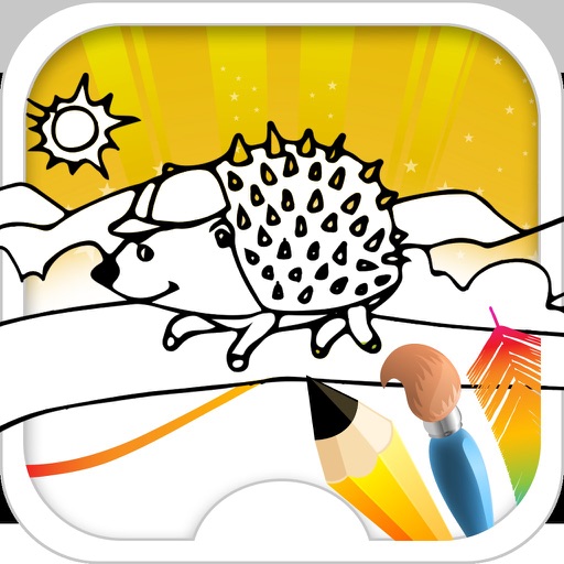 Coloring Pages Hedgehog For Kids