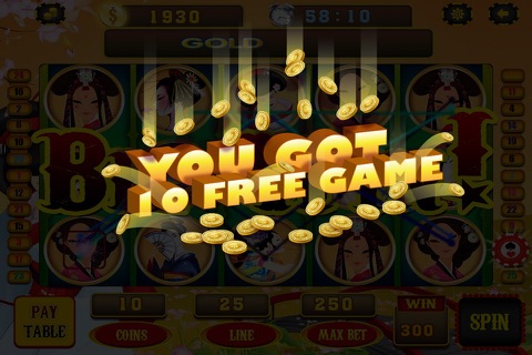 World of Samurai Casino Slots Pro - Play Slot Machines, Fun Vegas Games! screenshot 4