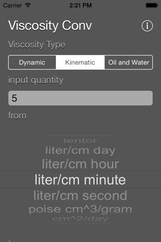 Viscosity Conversion screenshot 4