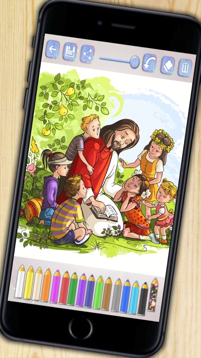 How to cancel & delete Bible coloring book - Bible to paint and color scenes from the Old and New Testaments from iphone & ipad 1