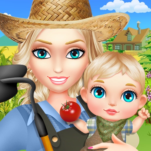 Farmer Mom Baby Care Simulator Icon