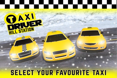 Taxi Driver Snow Hill Station 3D : Offroad Drive screenshot 4
