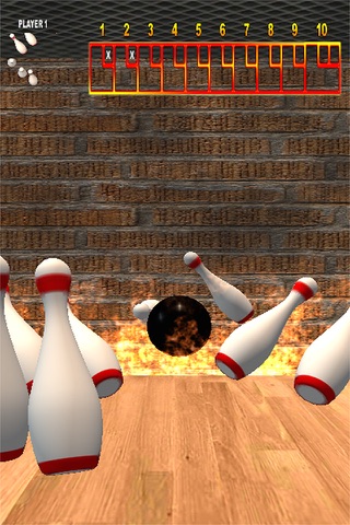 Fire Bowling Balls. Bowlers Ultimate Power Swipe Challenge screenshot 2