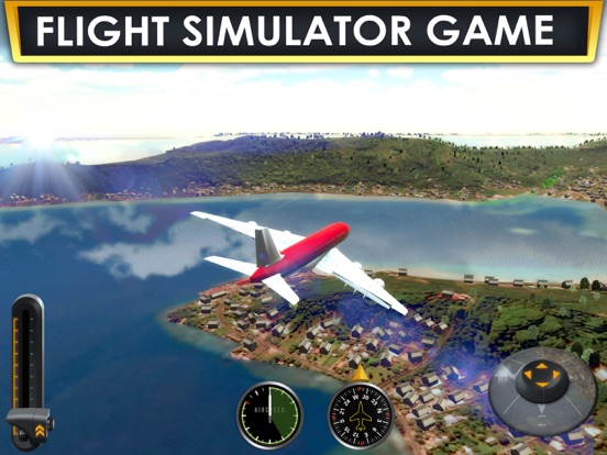 Plane Flying Parking Sim a Real Airplane Driving Test Run Simulator Racing Games screenshot