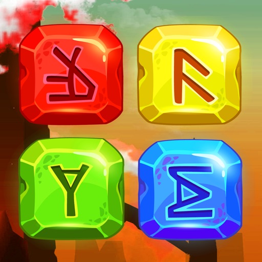 Mystic Rune Gems Line Up Mania - PRO Wicca Slide to Match Puzzle icon