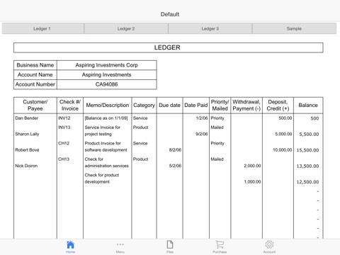 client ledger app price drops