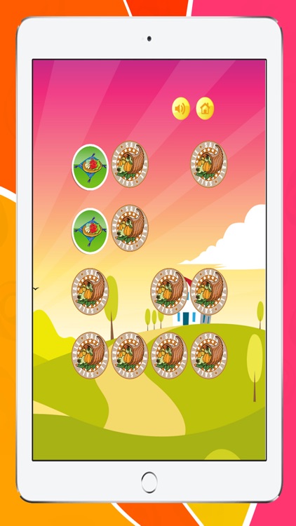 Fast Food Matching Photo Cards Game for Preschool Free