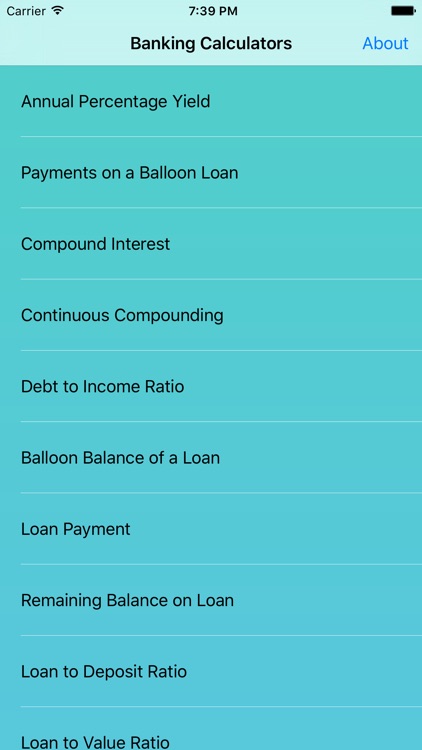 Banking Calculators
