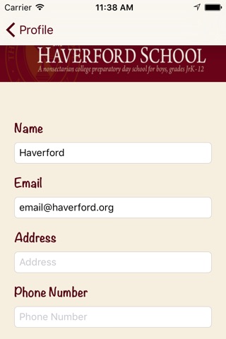 Haverford Form VI screenshot 3