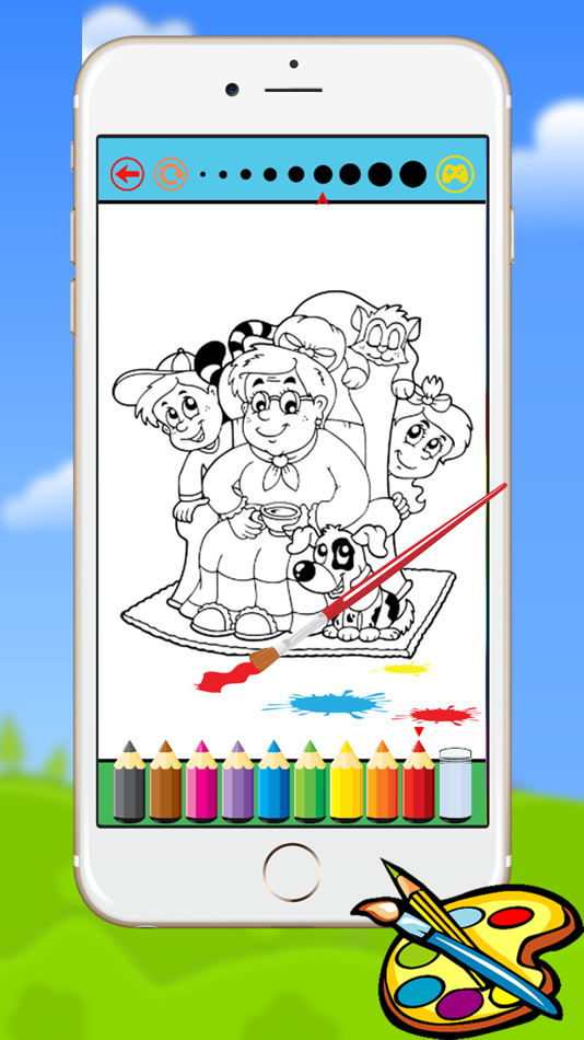 Draw ios. Рисовать на айос. Colour book for Kids.