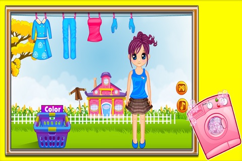 Washing Game Peppy Clothes screenshot 3