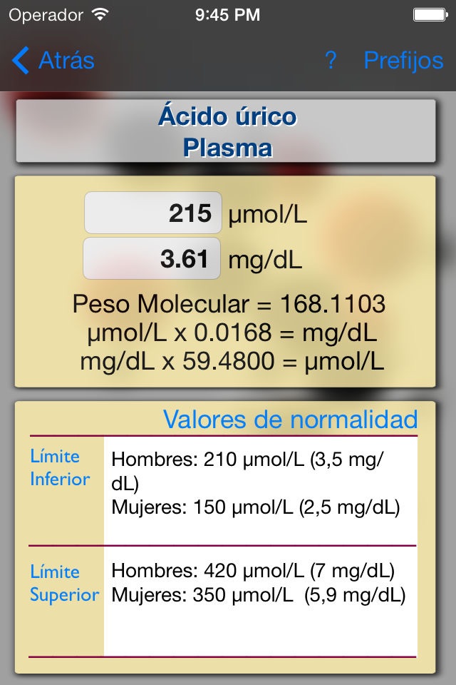 Medical Converter Lite screenshot 3