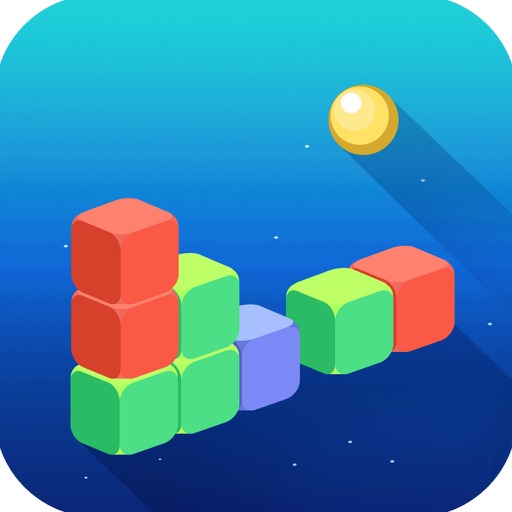 Crazy Brick - Isometric Ball Game Icon