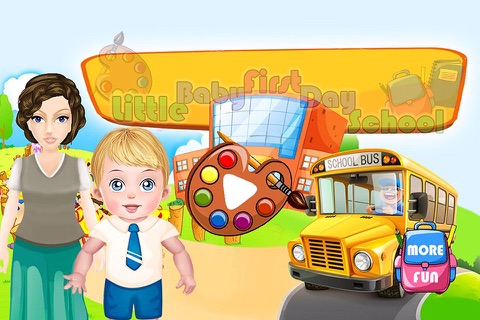 Little Baby First Day School -Memory & Coloring Learning games for kids, toddlers and girls screenshot 3