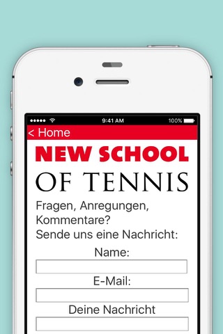 New School of Tennis screenshot 2