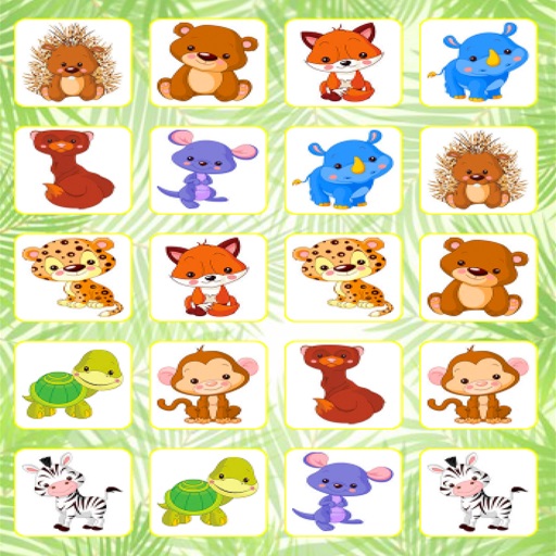 Animal Match Game - Brain Games Free Icon