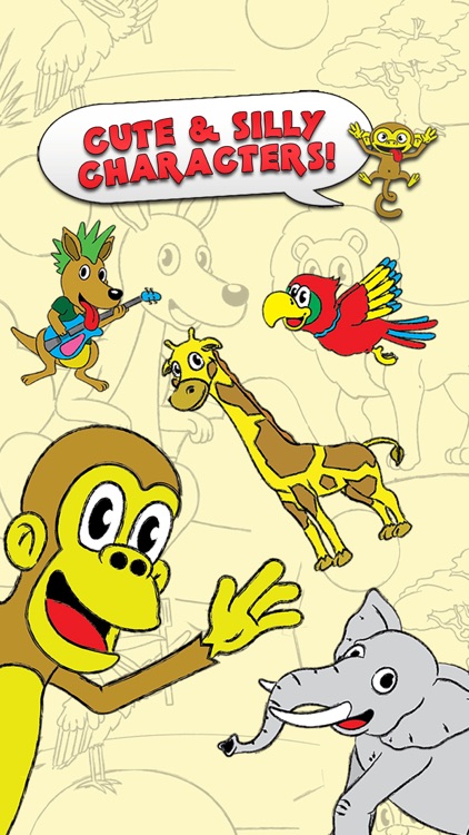 Coloring Animal Zoo Touch To Color Activity Coloring Book For Kids and Family Preschool Ultimate Edition screenshot-1