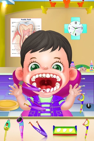 Braces Kids Doctor girls games screenshot 4