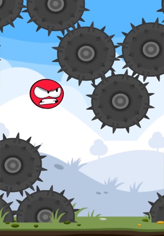 Angry Red Ball Fly - Crazy Adventure In Amazing World - Fun Ball Bounce and Jump screenshot 3