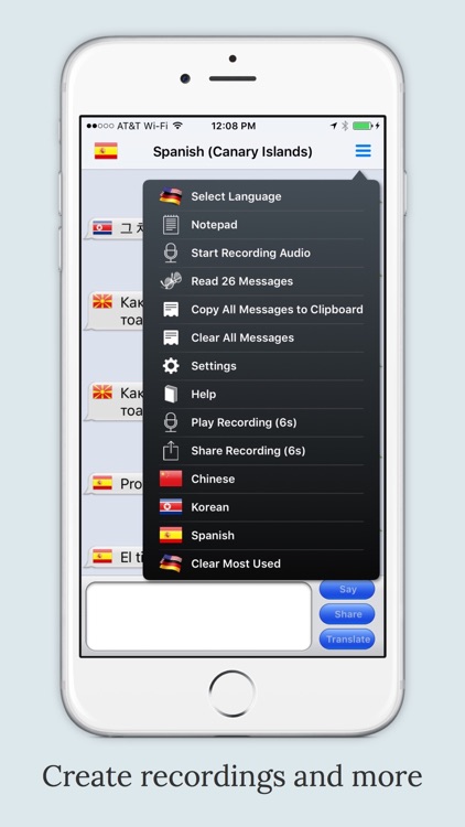 mText2Speech - Language Translator with Voice screenshot-3