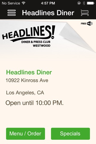 Headlines Diner screenshot 3