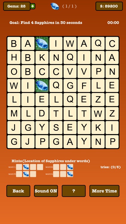 WordGems-A word finding puzzle