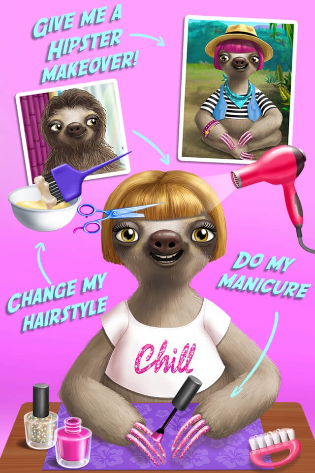 Jungle Animal Hair Salon - Wild Pets Haircut & Style Makeover - No Ads screenshot 3