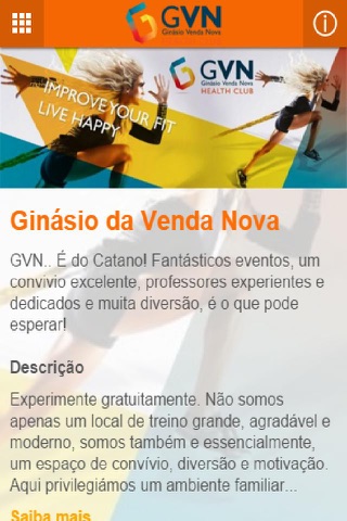 Go Fit! GVN App screenshot 2