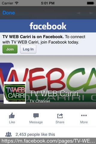 TV WEB CARIRI screenshot 3