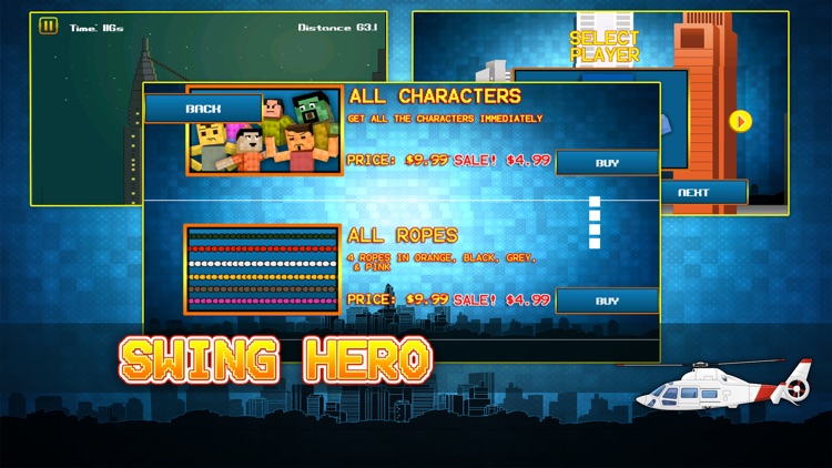 Swing Hero - Superhero Rope n Fly Adventure Game screenshot-3