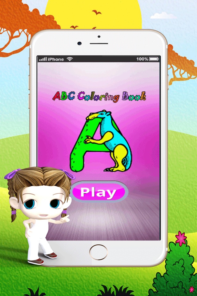 ABC Draw Pad : Learn to painting and drawing coloring pages printable for kids free screenshot 2
