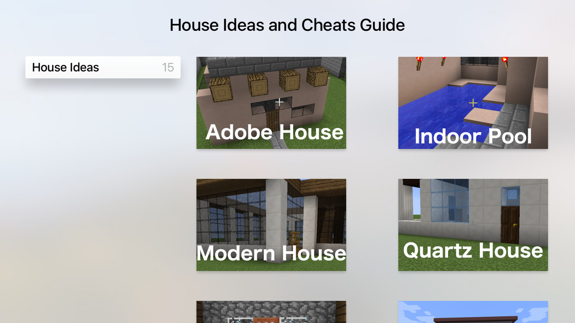 House Ideas and Cheats Guide for Minecraft | Apps | 148Apps