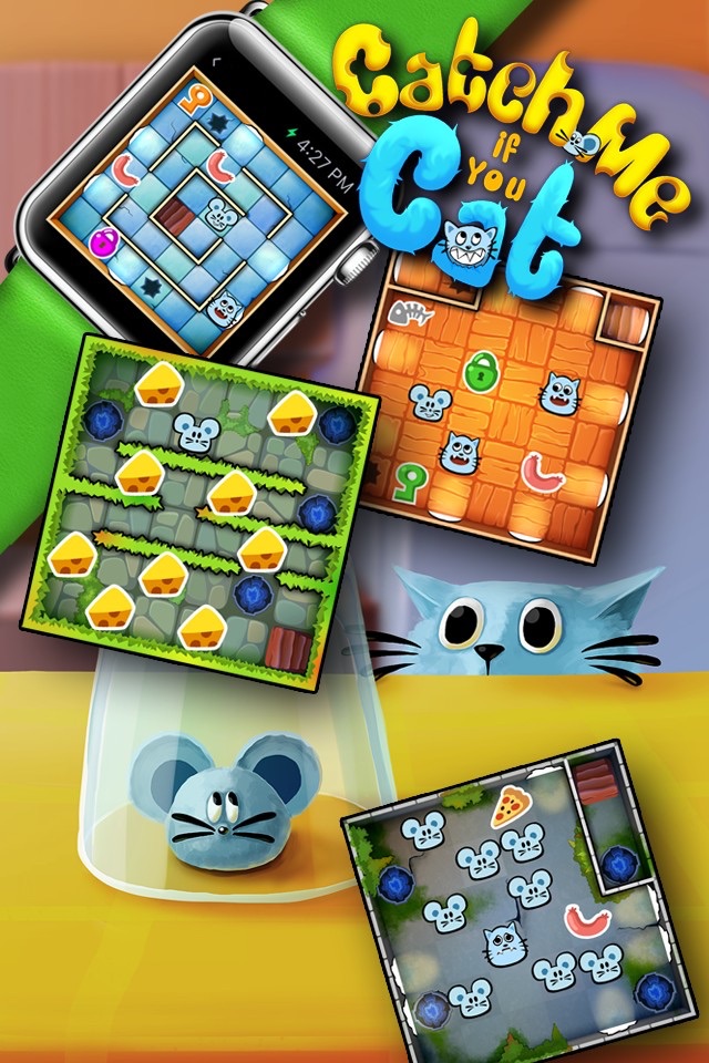 Catch Me If You Cat: Puzzle Game for Apple Watch screenshot 2