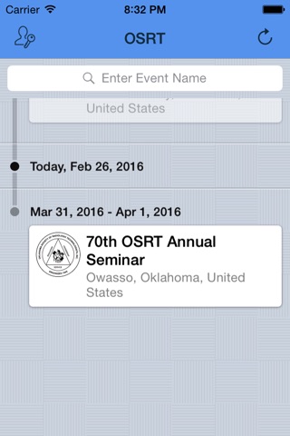 OSRT Annual Seminar screenshot 2