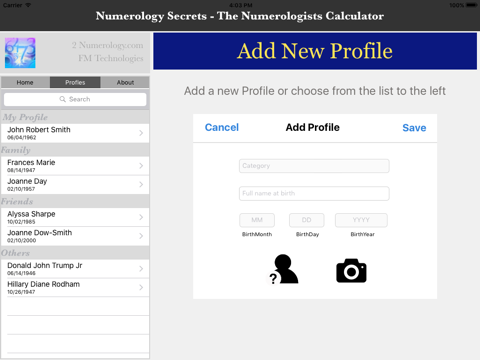 Numerology Secrets - The Numerologist Calculator iPad Version screenshot 3