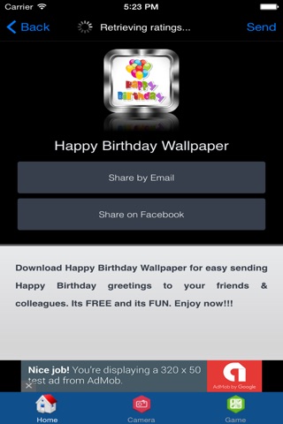 Happy Birthday Wallpaper & Greeting Cards screenshot 3