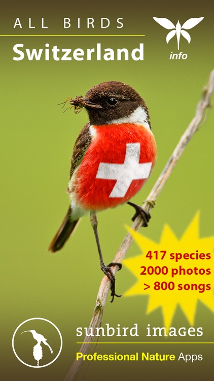 All birds Switzerland - a complete field guide to all the birds ever recorded in Switzerland