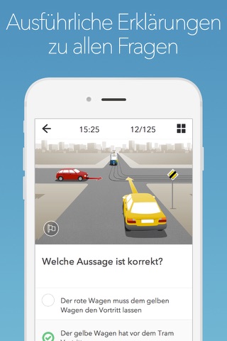 Verkehrstheorie Schweiz: Verkehrszeichen Test zur Vorbereitung auf deine Theorieprüfung 2016 screenshot 3
