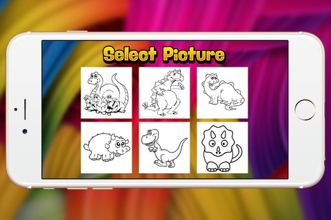 ancient dinosaur coloring book for kid screenshot 2