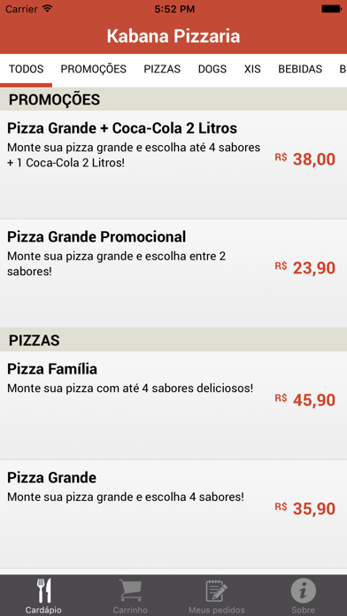 How to cancel & delete Kabana Pizzaria from iphone & ipad 1