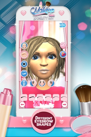 Makeup Games - 3D Beauty Salon for Fashion Star and Glam Girl Makeover screenshot 2