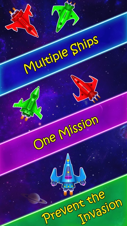 Extraterrestrial Incursion: Spaceship Galaxy Fighting Game