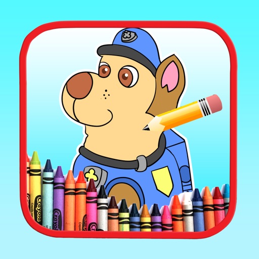 Coloring Kids Learning for Paw Patrol Edition